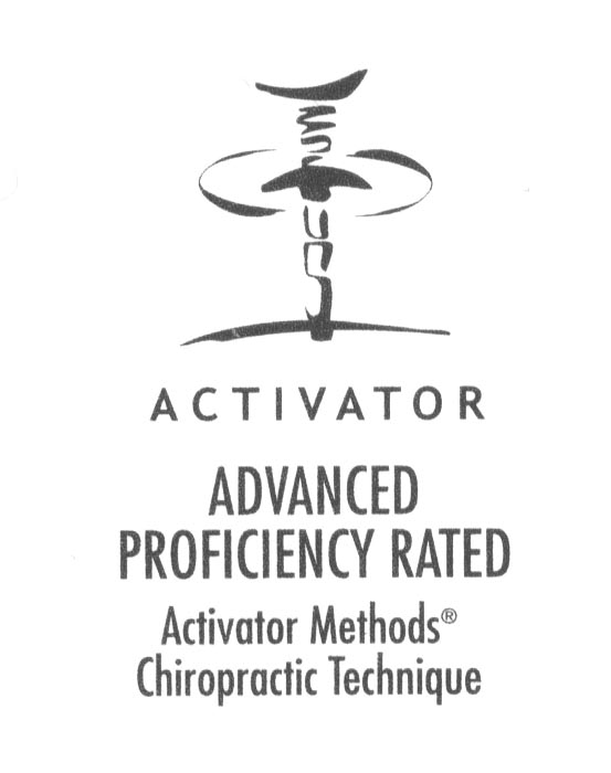 how much thrust does an activator method chiropractor have